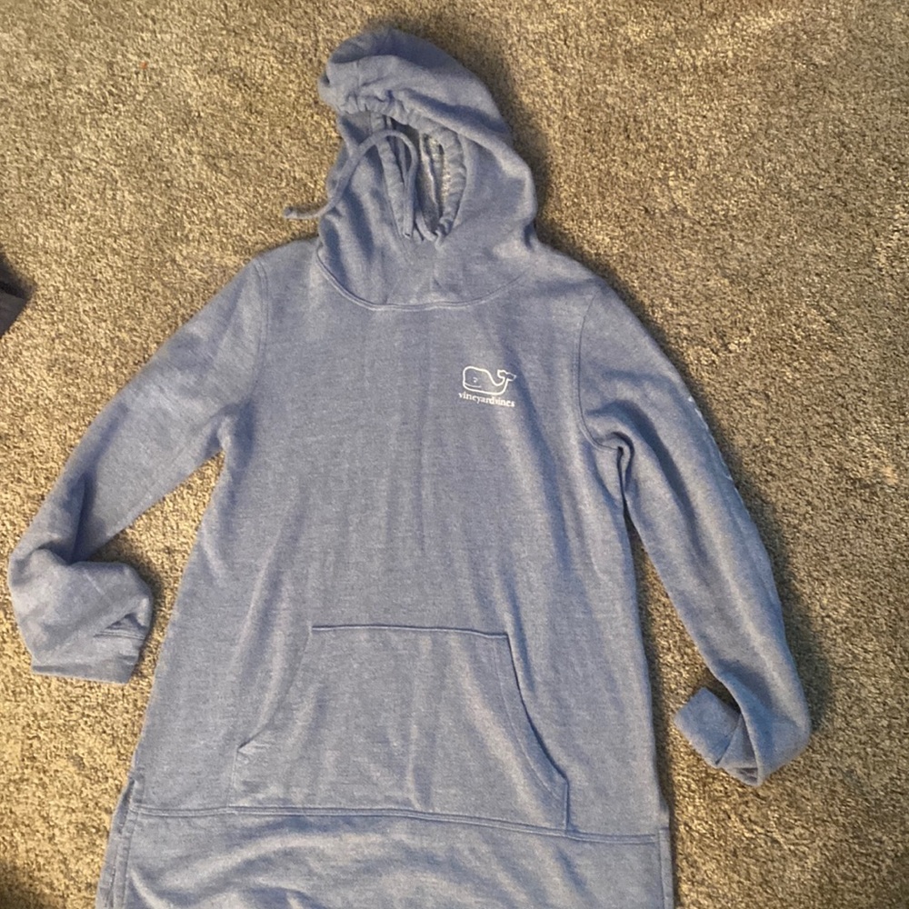Vineyard vines light blue hoodie
